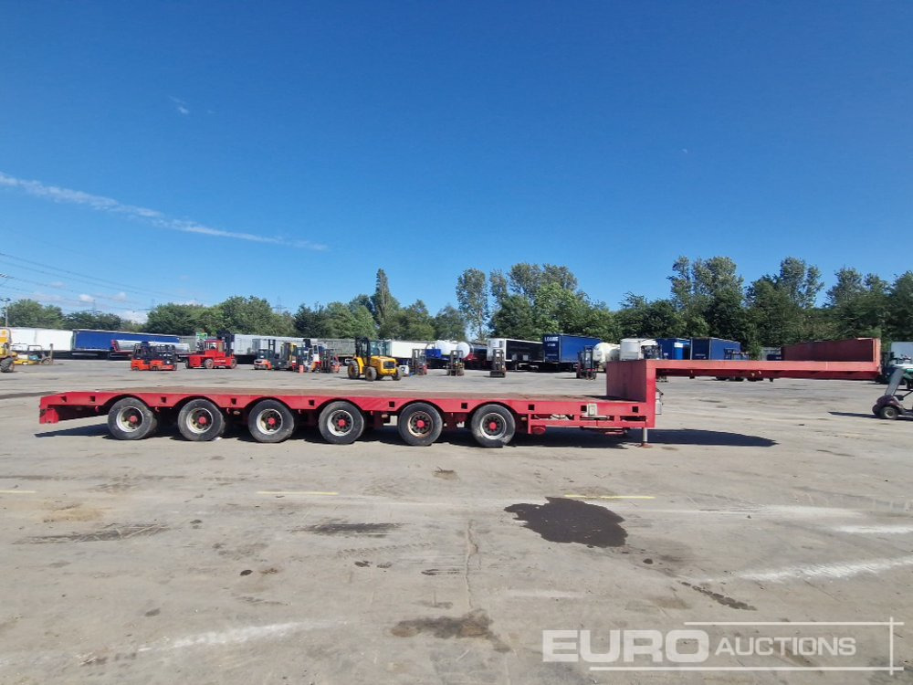 Semirremolque góndola rebajadas ES-GE 6 Axle Step Frame Extendable Low Loader Trailer, 4 Axle Steer, Air Brakes, Auto Lube: foto 6