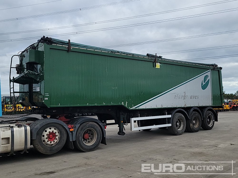 Fruehauf Tri Axle Bulk Tipping Trailer, Easy Sheet - Semirremolque volquete: foto 1 Fruehauf Tri Axle Bulk Tipping Trailer, Easy Sheet - Semirremolque volquete: foto 1
