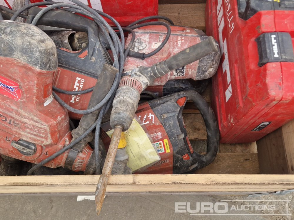 Equipo de construcción Hilti 110 Volt TE1000 Breaker (5 of), TE80 Hammer Drill/Breaker (2 of), TE60 Hammer Drill/Breaker (2 of): foto 9