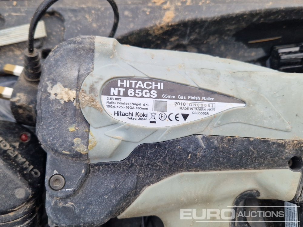 Equipo de construcción Hitachi NT65GS 3.6 Volt Cordless Nailer, 3 Batterys, Charger: foto 13