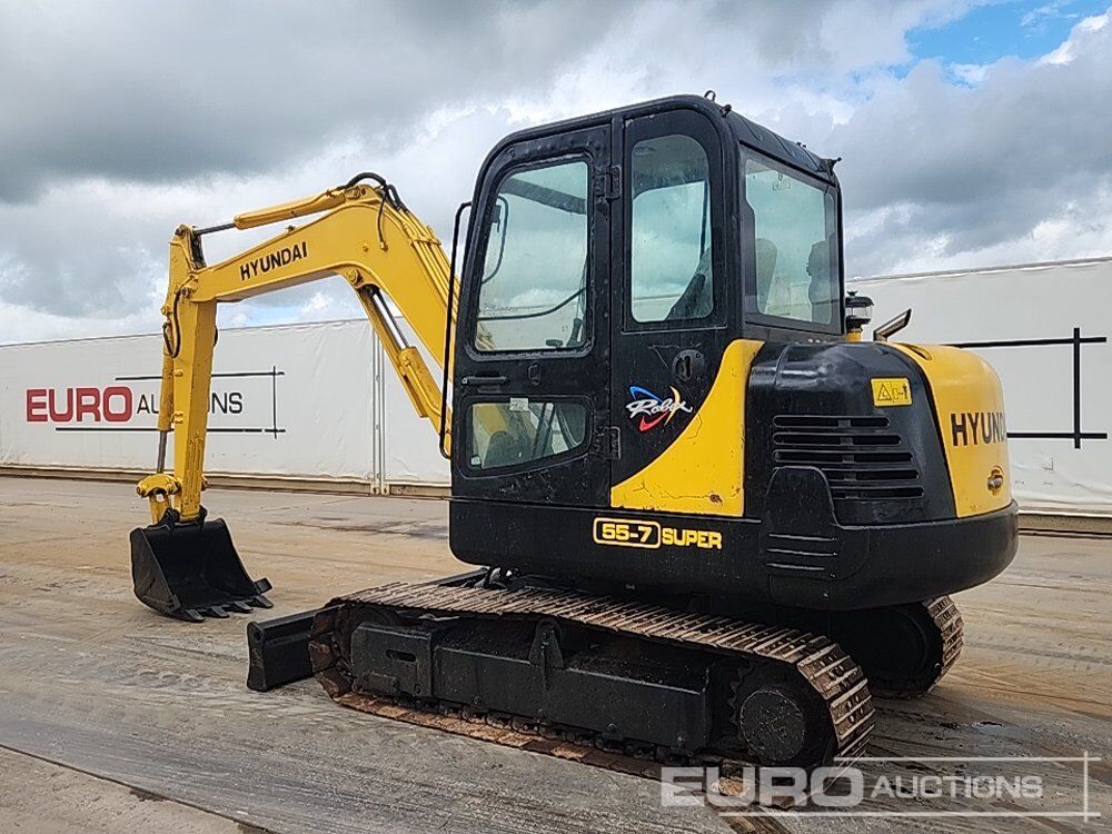 Hyundai R55-7 - Miniexcavadora: foto 3 Hyundai R55-7 - Miniexcavadora: foto 3