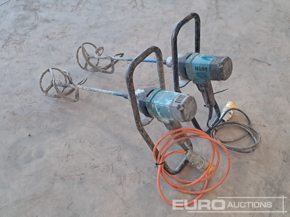 Makita 110 Volt Paddle Mixer (2 Of) - Equipo de taller: foto 3 Makita 110 Volt Paddle Mixer (2 Of) - Equipo de taller: foto 3