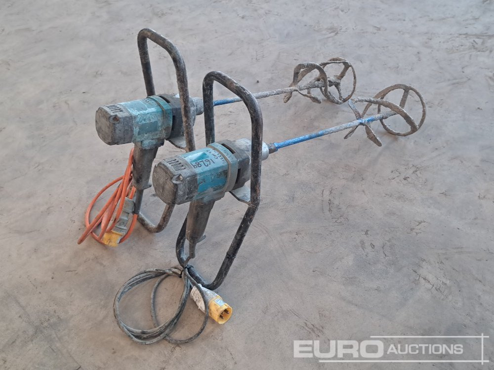 Makita 110 Volt Paddle Mixer (2 Of) - Equipo de taller: foto 5 Makita 110 Volt Paddle Mixer (2 Of) - Equipo de taller: foto 5