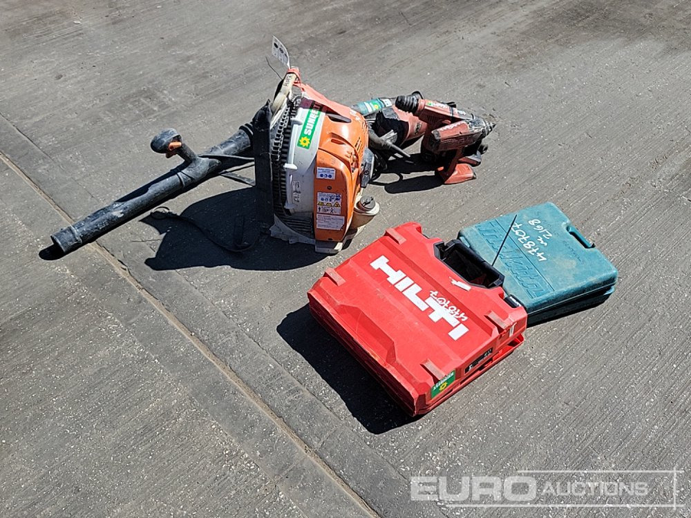 Makita Battery Reciprocating Saw, Hilti 110Volt Diamond Core Drill, Hilti Battery Hammer Drill, Hilti Battery Impact Gun, Makita 110Volt Impact Gun, Hilti Battery Drill, Stihl Petrol Backpack Leaf Blo - Equipo de construcción: foto 1 Makita Battery Reciprocating Saw, Hilti 110Volt Diamond Core Drill, Hilti Battery Hammer Drill, Hilti Battery Impact Gun, Makita 110Volt Impact Gun, Hilti Battery Drill, Stihl Petrol Backpack Leaf Blo - Equipo de construcción: foto 1