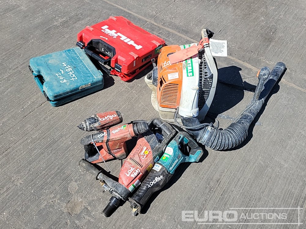 Makita Battery Reciprocating Saw, Hilti 110Volt Diamond Core Drill, Hilti Battery Hammer Drill, Hilti Battery Impact Gun, Makita 110Volt Impact Gun, Hilti Battery Drill, Stihl Petrol Backpack Leaf Blo - Equipo de construcción: foto 5 Makita Battery Reciprocating Saw, Hilti 110Volt Diamond Core Drill, Hilti Battery Hammer Drill, Hilti Battery Impact Gun, Makita 110Volt Impact Gun, Hilti Battery Drill, Stihl Petrol Backpack Leaf Blo - Equipo de construcción: foto 5