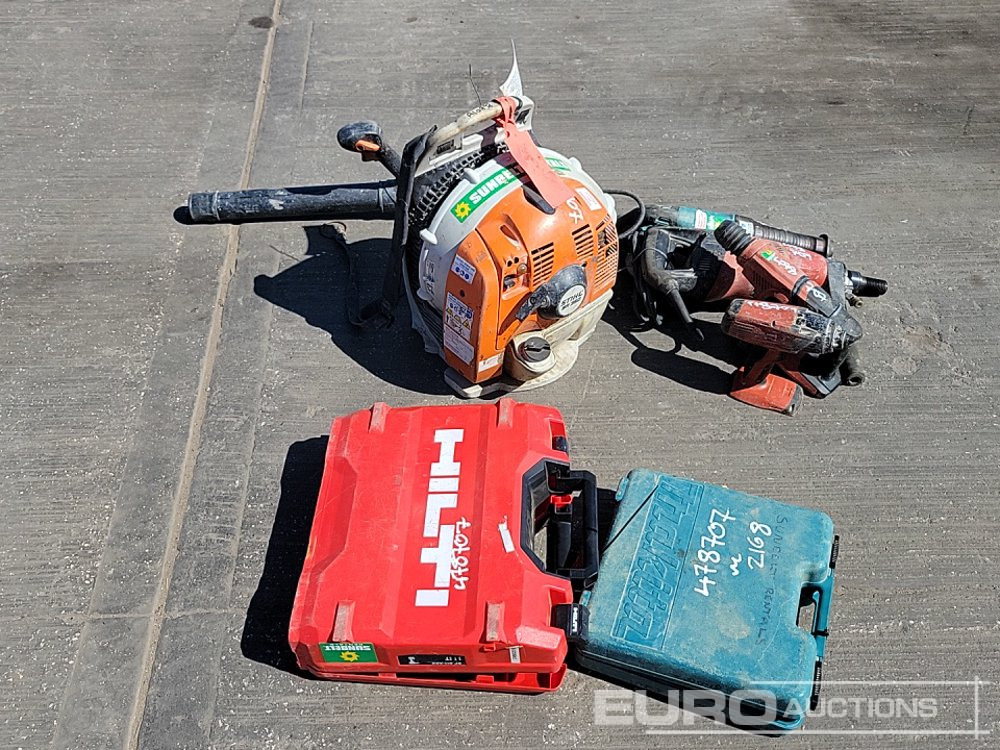 Makita Battery Reciprocating Saw, Hilti 110Volt Diamond Core Drill, Hilti Battery Hammer Drill, Hilti Battery Impact Gun, Makita 110Volt Impact Gun, Hilti Battery Drill, Stihl Petrol Backpack Leaf Blo - Equipo de construcción: foto 2 Makita Battery Reciprocating Saw, Hilti 110Volt Diamond Core Drill, Hilti Battery Hammer Drill, Hilti Battery Impact Gun, Makita 110Volt Impact Gun, Hilti Battery Drill, Stihl Petrol Backpack Leaf Blo - Equipo de construcción: foto 2