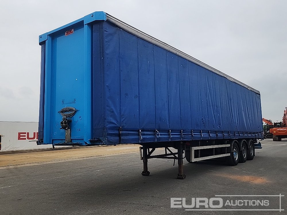 SDC 45' Tri Axle Curtainsider Trailer - Semirremolque lona: foto 1 SDC 45' Tri Axle Curtainsider Trailer - Semirremolque lona: foto 1