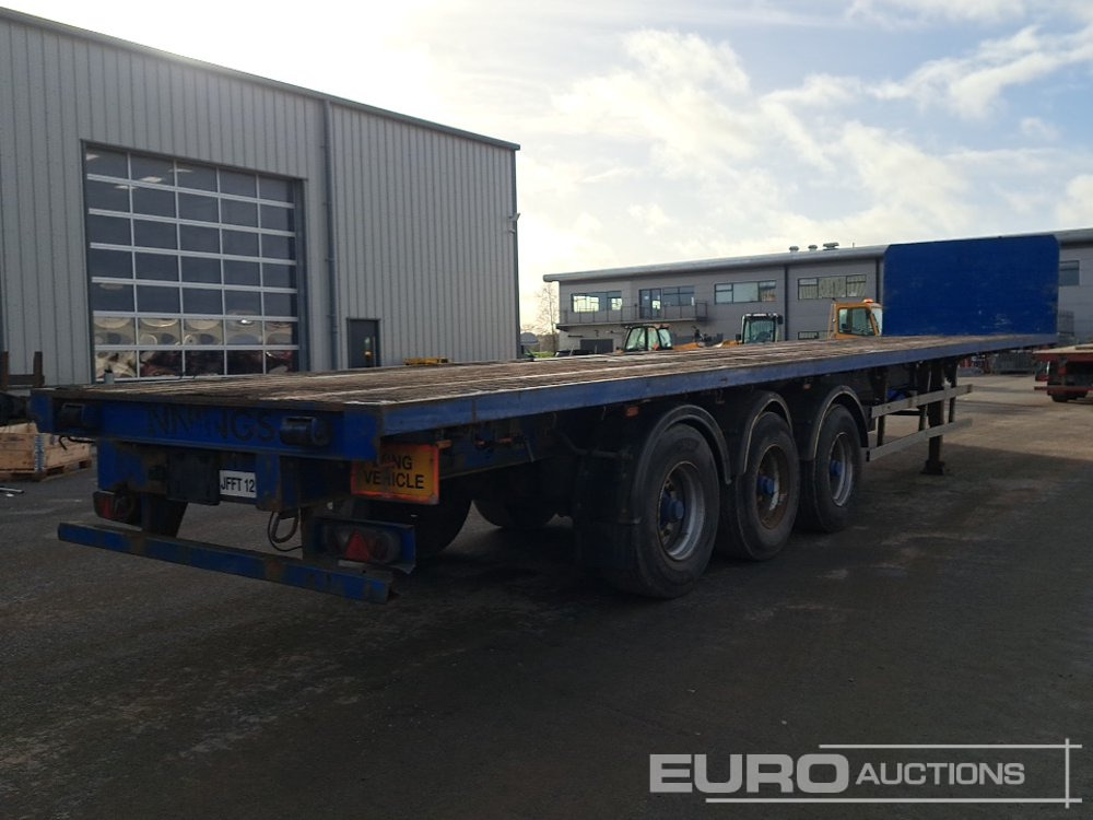 SDC 45' Tri Axle Flat Trailer, BPW Axles, Goal Post Sockets, Twist Locks - Semirremolque plataforma/ Caja abierta: foto 5 SDC 45' Tri Axle Flat Trailer, BPW Axles, Goal Post Sockets, Twist Locks - Semirremolque plataforma/ Caja abierta: foto 5