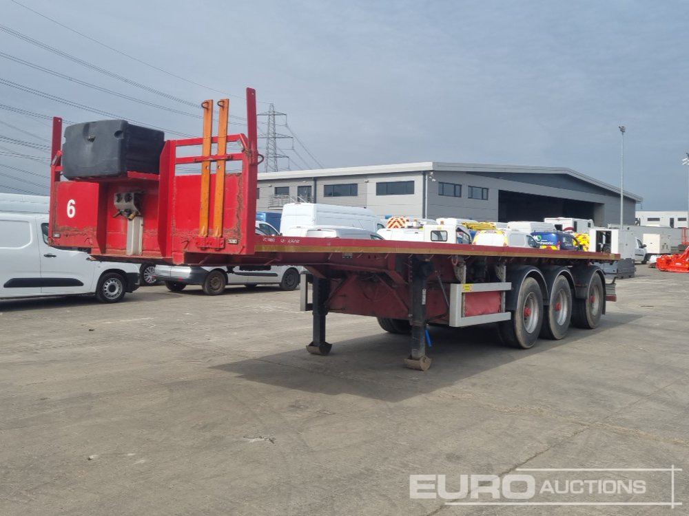 SDC Trailer Tri Axle Flatbed Trailer, Rear Axle Steer - Semirremolque plataforma/ Caja abierta: foto 1 SDC Trailer Tri Axle Flatbed Trailer, Rear Axle Steer - Semirremolque plataforma/ Caja abierta: foto 1
