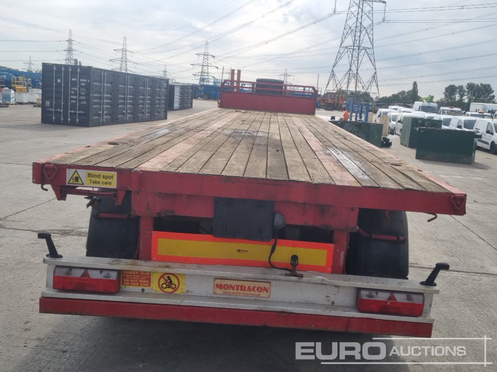 SDC Trailer Tri Axle Flatbed Trailer, Rear Axle Steer - Semirremolque plataforma/ Caja abierta: foto 4 SDC Trailer Tri Axle Flatbed Trailer, Rear Axle Steer - Semirremolque plataforma/ Caja abierta: foto 4