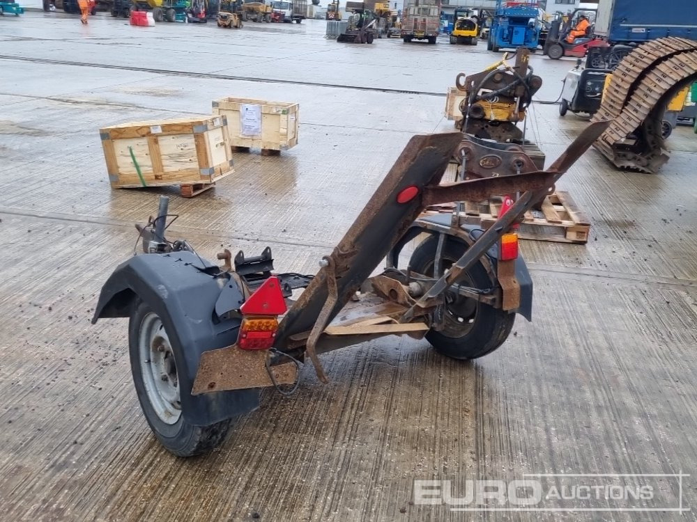 Single Axle Trailer to suit Pedestrian Roller - Construcción de carreteras: foto 3 Single Axle Trailer to suit Pedestrian Roller - Construcción de carreteras: foto 3