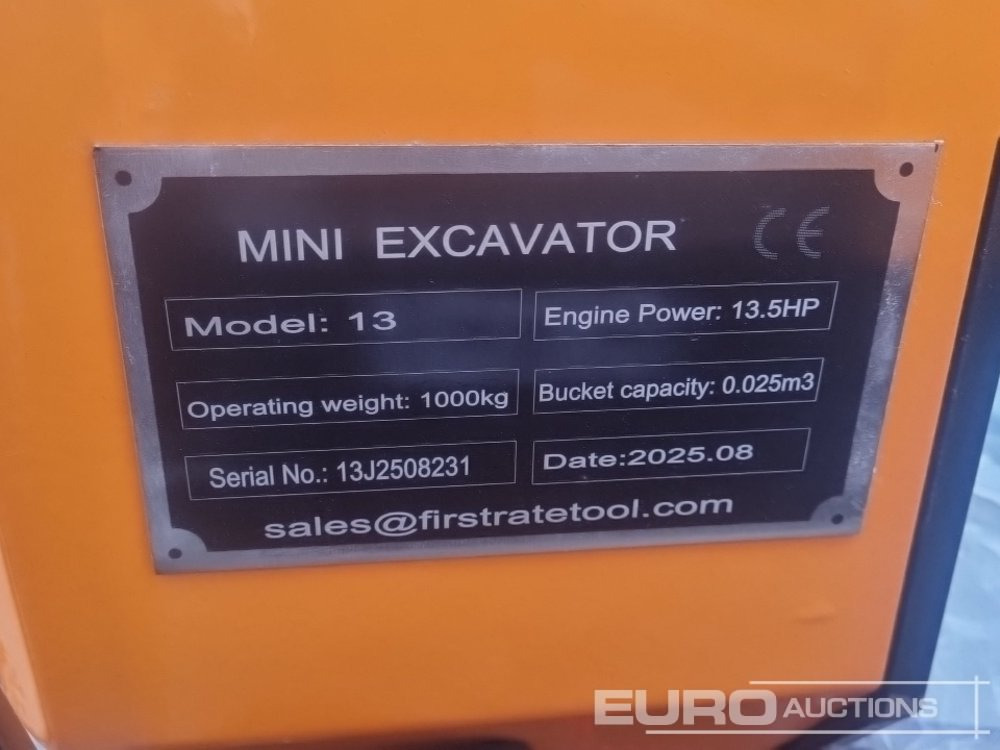 Unused 2025 Captok CK13 - Miniexcavadora: foto 1 Unused 2025 Captok CK13 - Miniexcavadora: foto 1