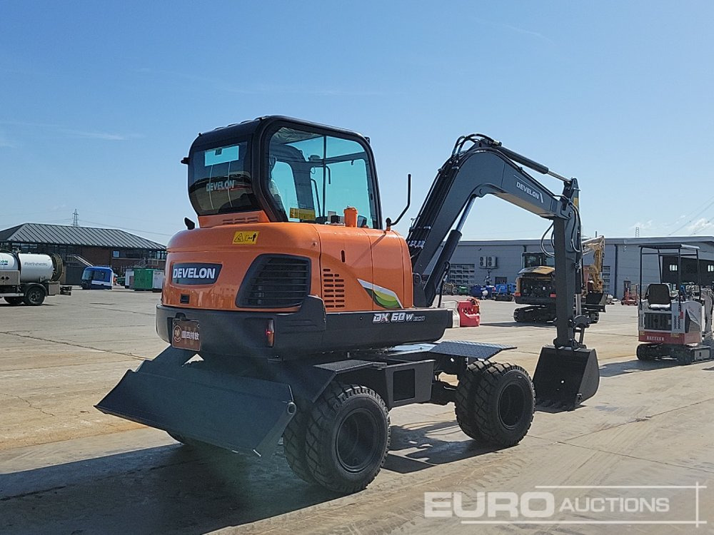 Unused 2025 Develon DX60WN ECO-1 - Excavadora de ruedas: foto 5 Unused 2025 Develon DX60WN ECO-1 - Excavadora de ruedas: foto 5