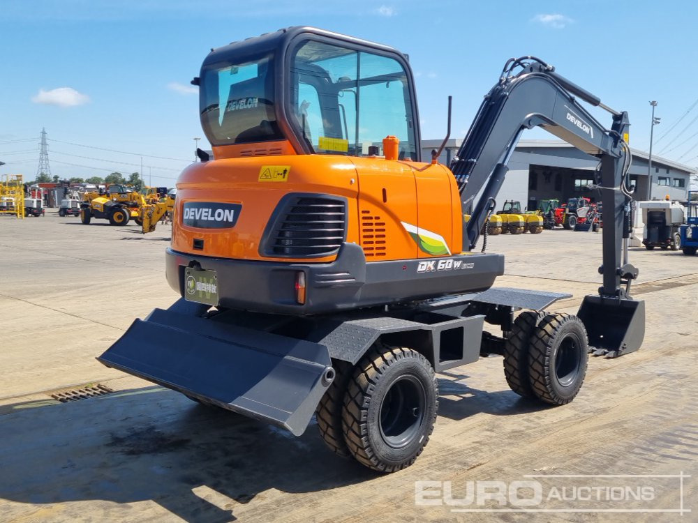 Unused 2025 Develon DX60WN ECO-1 - Excavadora de ruedas: foto 5 Unused 2025 Develon DX60WN ECO-1 - Excavadora de ruedas: foto 5