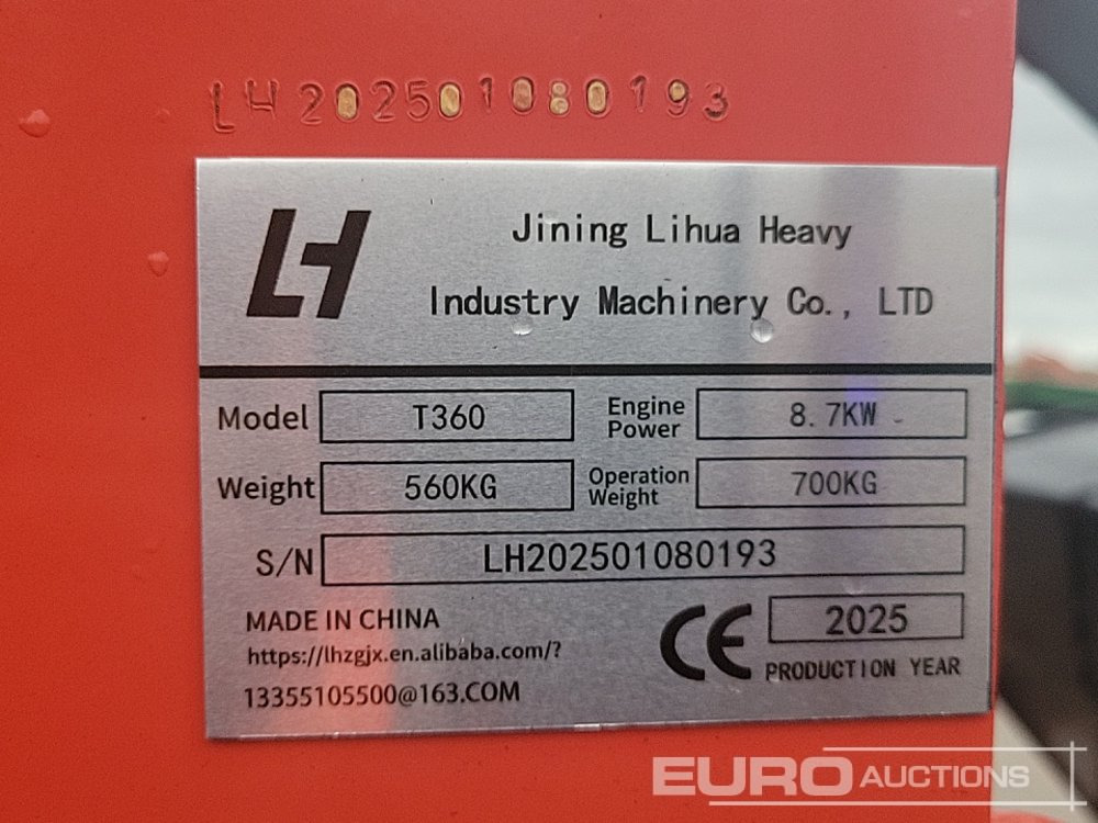 Unused 2025 LIHUA T360 - Minicargadora: foto 1 Unused 2025 LIHUA T360 - Minicargadora: foto 1