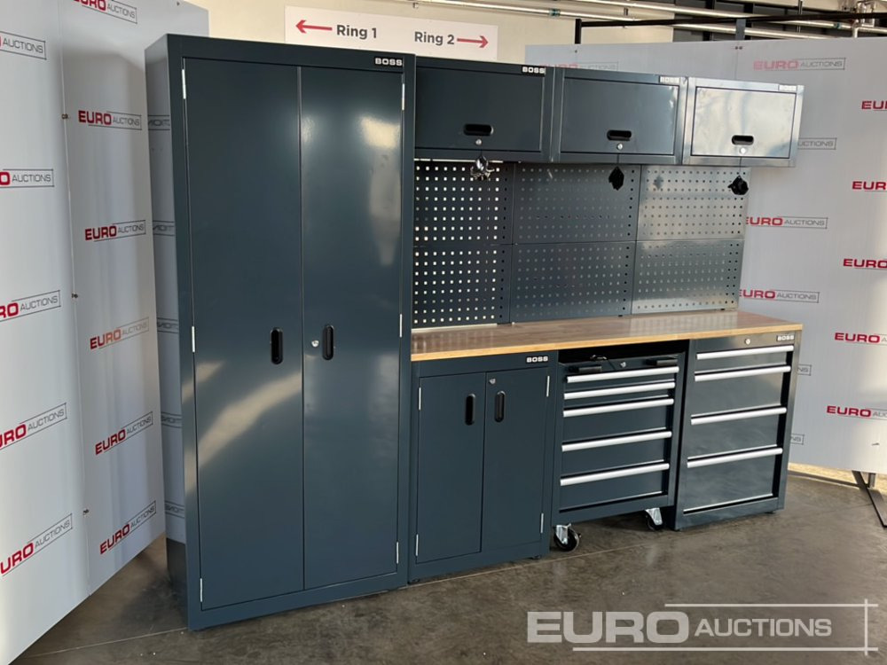 Unused Boss 2.6m 9 Drawer, 5 Cabinet Tool Station - Equipo de construcción: foto 3 Unused Boss 2.6m 9 Drawer, 5 Cabinet Tool Station - Equipo de construcción: foto 3