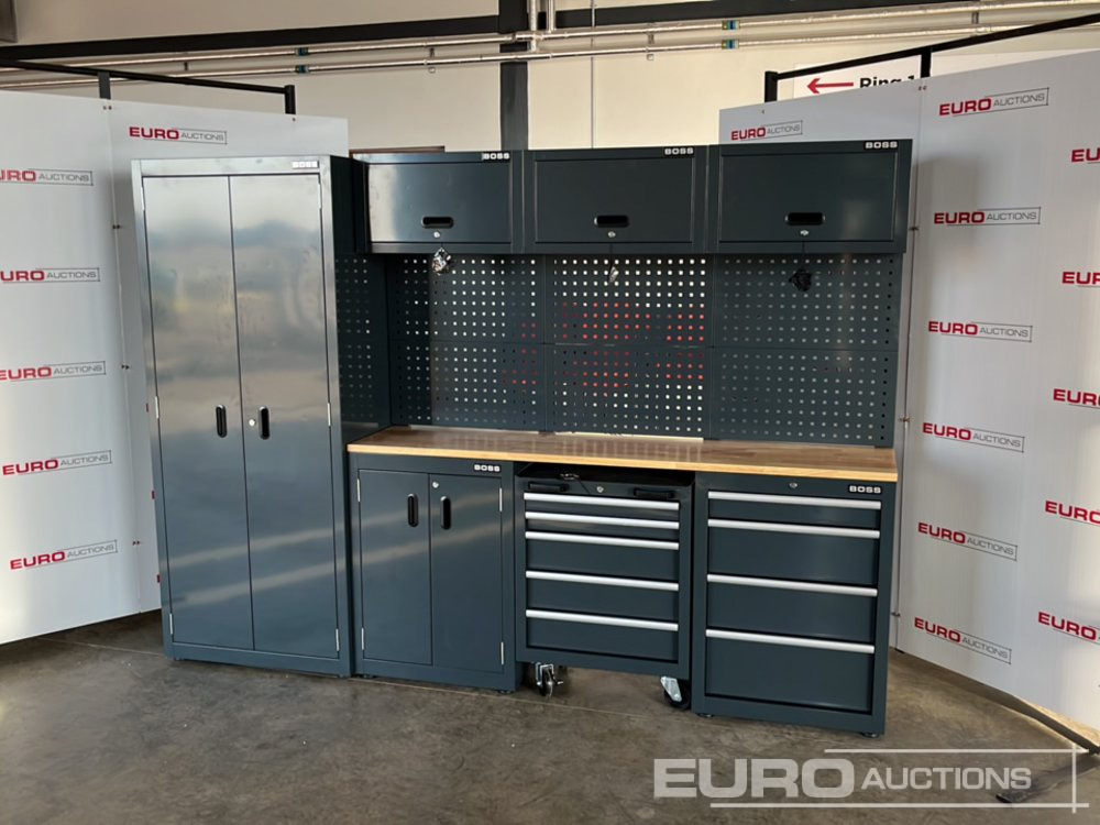 Unused Boss 2.6m 9 Drawer, 5 Cabinet Tool Station - Equipo de construcción: foto 1 Unused Boss 2.6m 9 Drawer, 5 Cabinet Tool Station - Equipo de construcción: foto 1