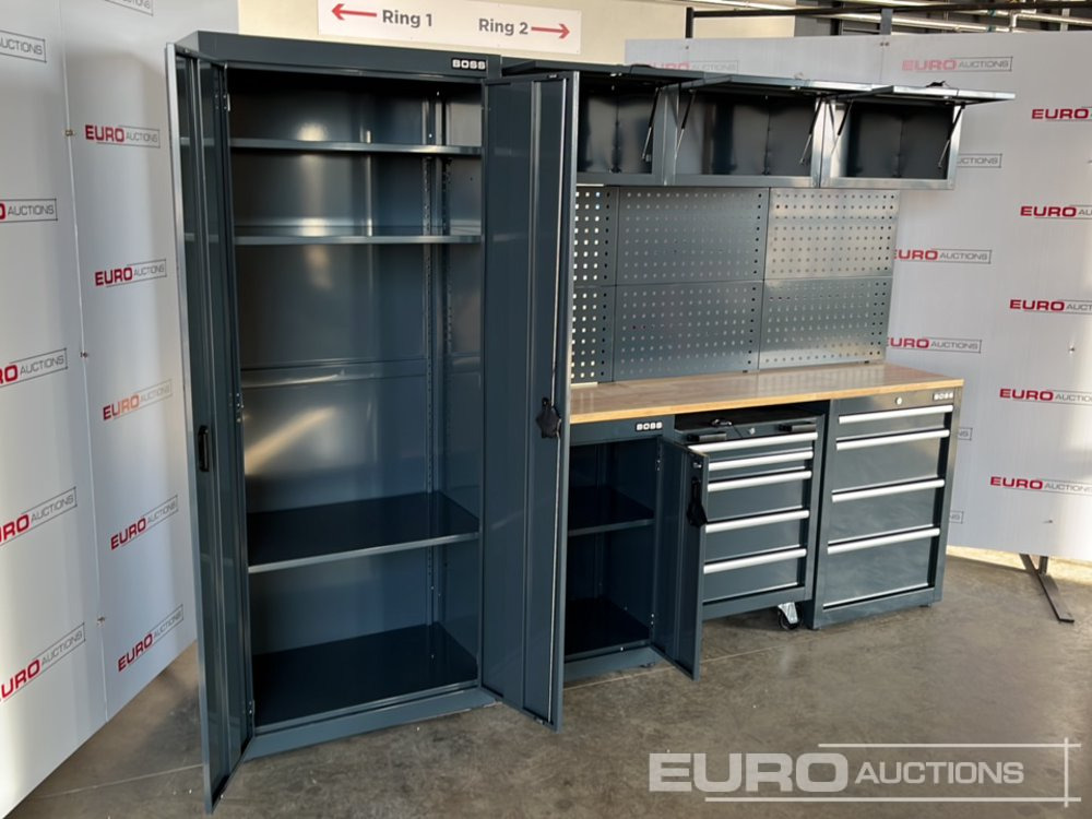 Unused Boss 2.6m 9 Drawer, 5 Cabinet Tool Station - Equipo de construcción: foto 5 Unused Boss 2.6m 9 Drawer, 5 Cabinet Tool Station - Equipo de construcción: foto 5