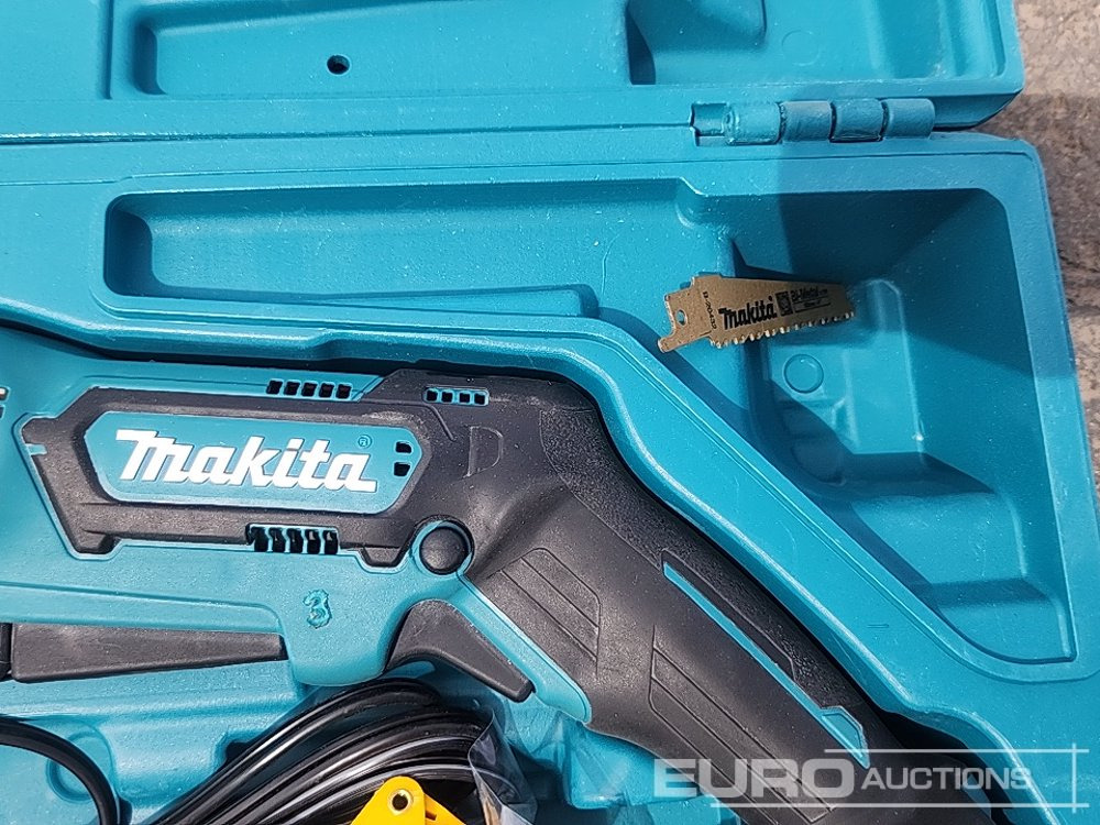 Equipo de construcción Unused Makita RJ03 12v Recip Saw, 2 Batteries, Charger, Case: foto 13