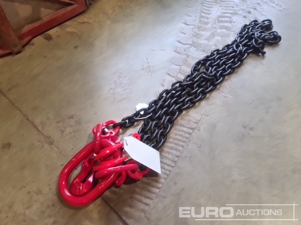 Unused Rydam Universal LTD 13mm Grade 80 2.5m Chain Brothers with Master Link Assembly, Shorteners & Clevis Sling Hooks - Equipo de construcción: foto 3 Unused Rydam Universal LTD 13mm Grade 80 2.5m Chain Brothers with Master Link Assembly, Shorteners & Clevis Sling Hooks - Equipo de construcción: foto 3