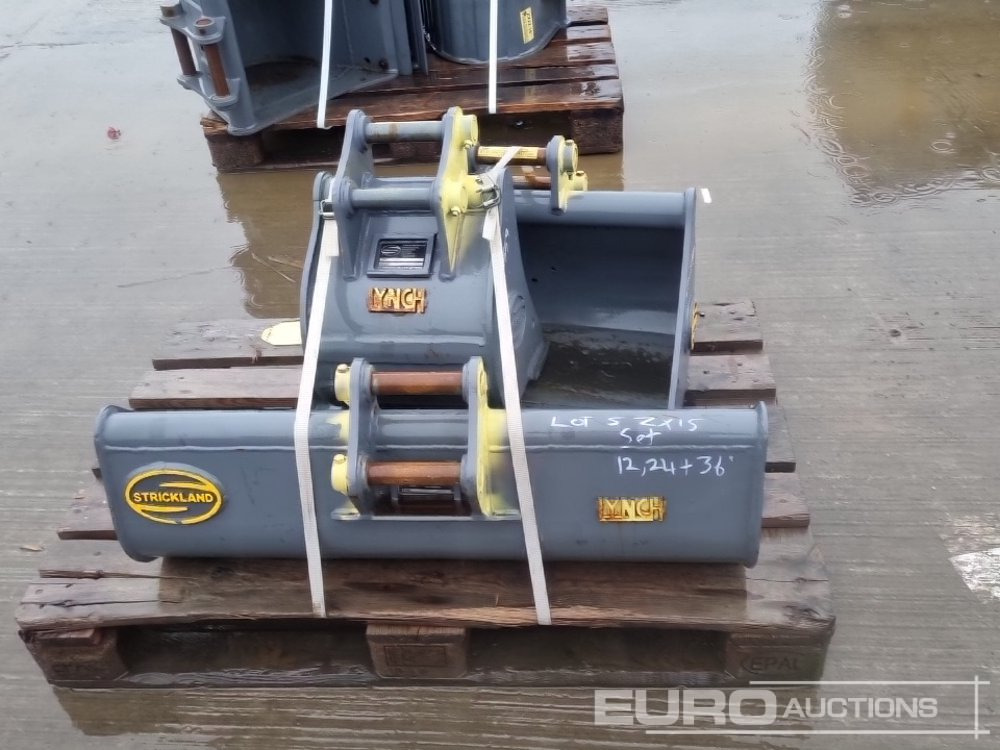 Unused Strickland 36" Ditching, 24", 12" Digging Bucket 30mm Pin to suit Mini Excavator - Cazo: foto 4 Unused Strickland 36" Ditching, 24", 12" Digging Bucket 30mm Pin to suit Mini Excavator - Cazo: foto 4