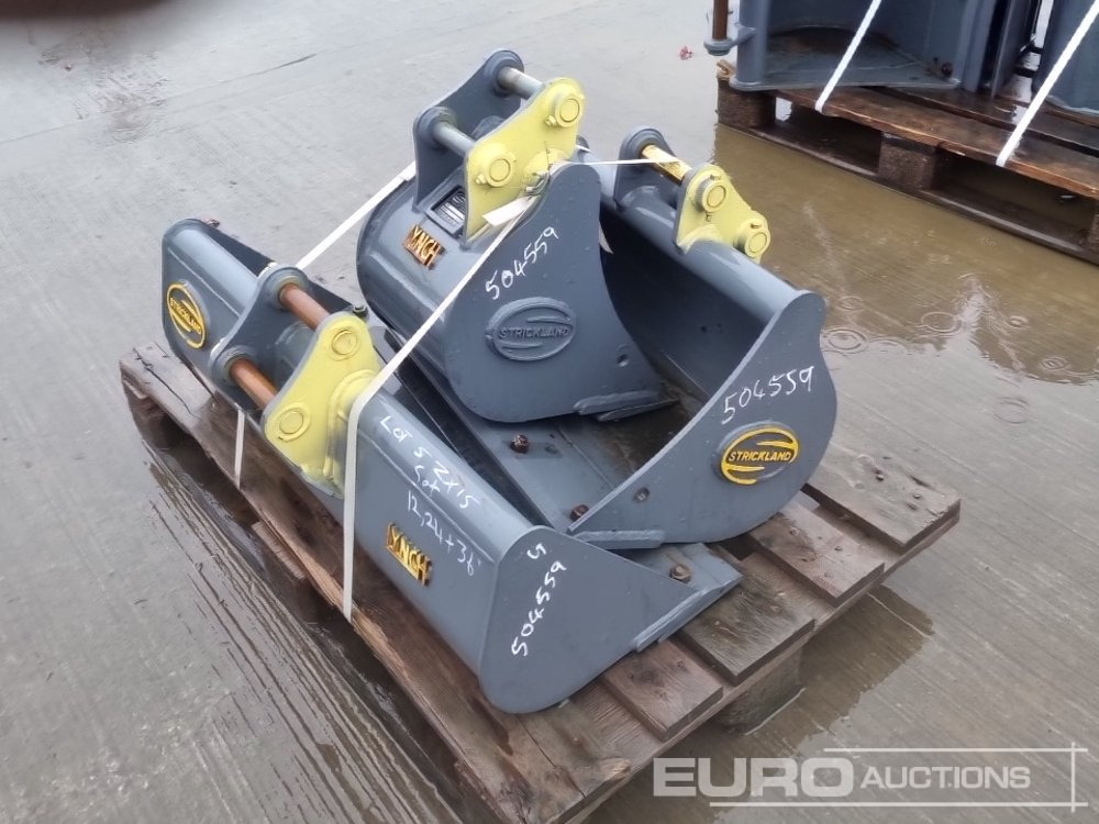 Unused Strickland 36" Ditching, 24", 12" Digging Bucket 30mm Pin to suit Mini Excavator - Cazo: foto 5 Unused Strickland 36" Ditching, 24", 12" Digging Bucket 30mm Pin to suit Mini Excavator - Cazo: foto 5