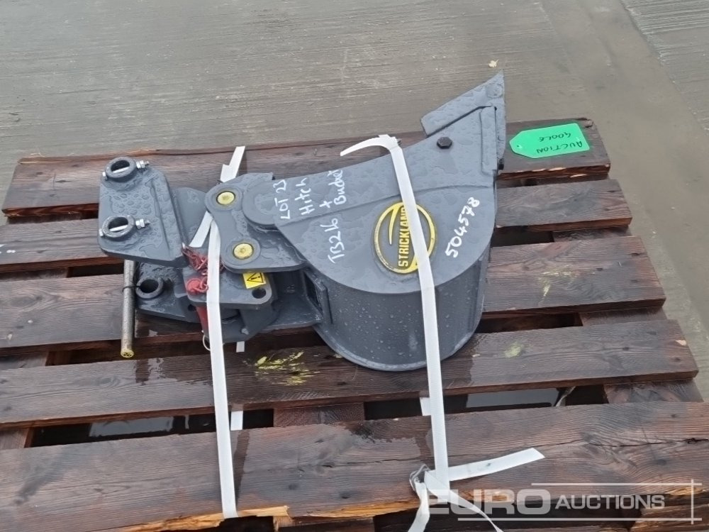 Unused Strickland Manual QH, 9" Digging Bucket 30mm Pin to suit Mini Excavator - Cazo: foto 4 Unused Strickland Manual QH, 9" Digging Bucket 30mm Pin to suit Mini Excavator - Cazo: foto 4