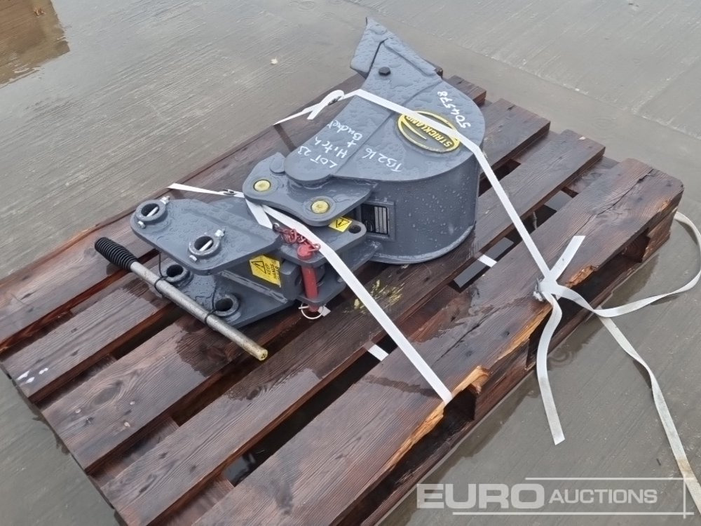 Unused Strickland Manual QH, 9" Digging Bucket 30mm Pin to suit Mini Excavator - Cazo: foto 3 Unused Strickland Manual QH, 9" Digging Bucket 30mm Pin to suit Mini Excavator - Cazo: foto 3