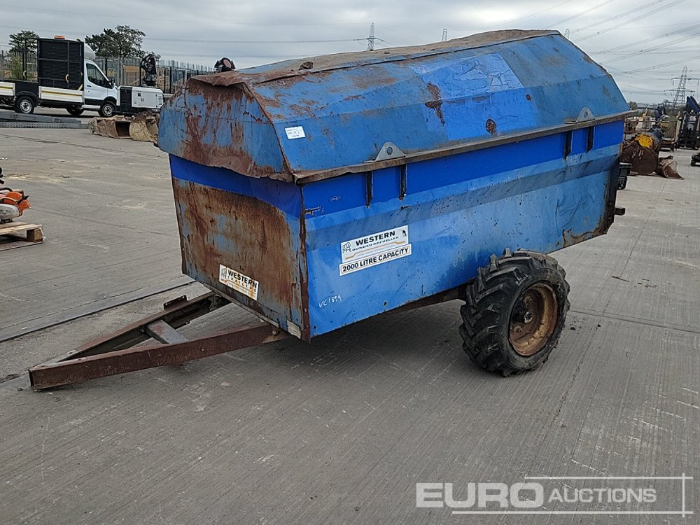 Western 2000 Litre Single Axle Bunded Fuel Bowser - Tanque de almacenamiento: foto 1 Western 2000 Litre Single Axle Bunded Fuel Bowser - Tanque de almacenamiento: foto 1