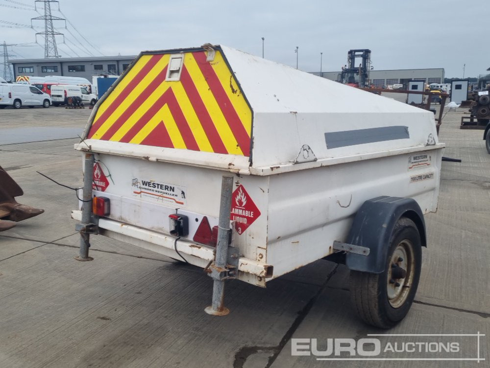 Western Single Axle Bunded Fuel Bowser, Manual Pump - Tanque de almacenamiento: foto 5 Western Single Axle Bunded Fuel Bowser, Manual Pump - Tanque de almacenamiento: foto 5