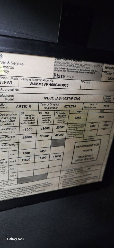Iveco Stralis 400 LNG - Cabeza tractora: foto 5 Iveco Stralis 400 LNG - Cabeza tractora: foto 5
