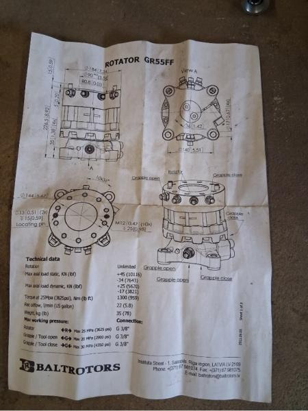 MORIN M1 - Pinza de manipulación para Maquinaria de construcción: foto 4 MORIN M1 - Pinza de manipulación para Maquinaria de construcción: foto 4