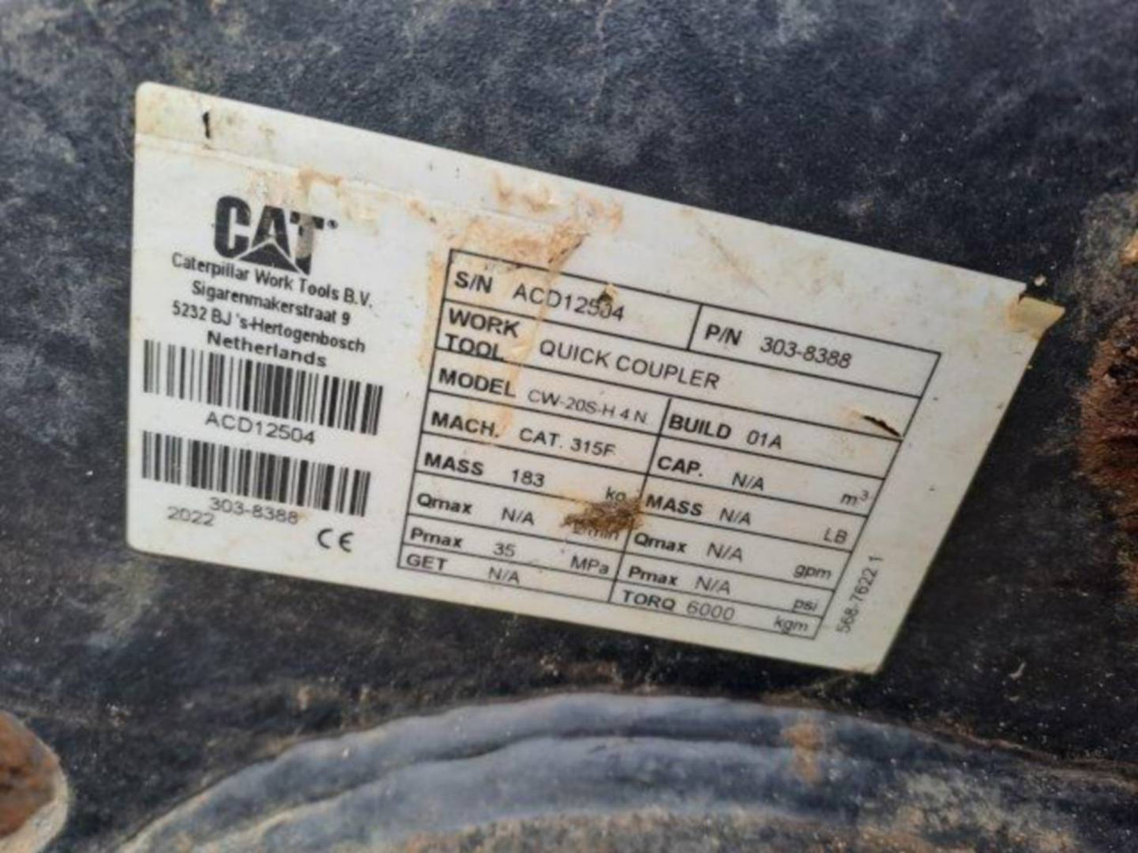 Excavadora de cadenas CAT 315: foto 17