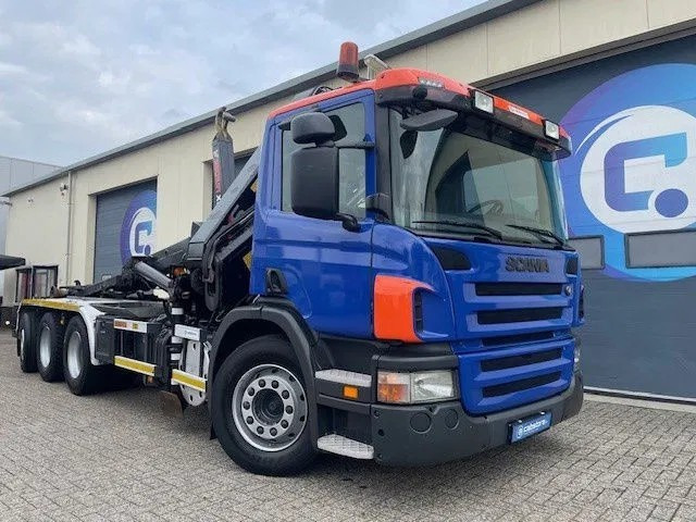 Scania P380 LB 8x4*4 HNA Euro 5 - HIAB 211 E-3 Hipro Crane with remote control + Multilift XR26S61 Hooklift - Year 2009 - Km 336.501 !! - Good condition - Camión multibasculante, Camión grúa: foto 3 Scania P380 LB 8x4*4 HNA Euro 5 - HIAB 211 E-3 Hipro Crane with remote control + Multilift XR26S61 Hooklift - Year 2009 - Km 336.501 !! - Good condition - Camión multibasculante, Camión grúa: foto 3