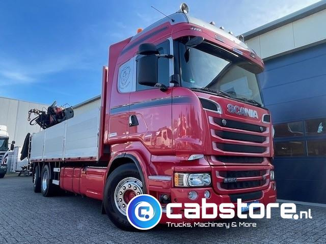 Scania R520 LB6X2*4HNB V8 Euro 6 - Bouwjaar 2013 - Highline - Opticruise - Open box + Palfinger PK 24001-K B Autolaadkraan - Good condition ! - Camión grúa: foto 4 Scania R520 LB6X2*4HNB V8 Euro 6 - Bouwjaar 2013 - Highline - Opticruise - Open box + Palfinger PK 24001-K B Autolaadkraan - Good condition ! - Camión grúa: foto 4