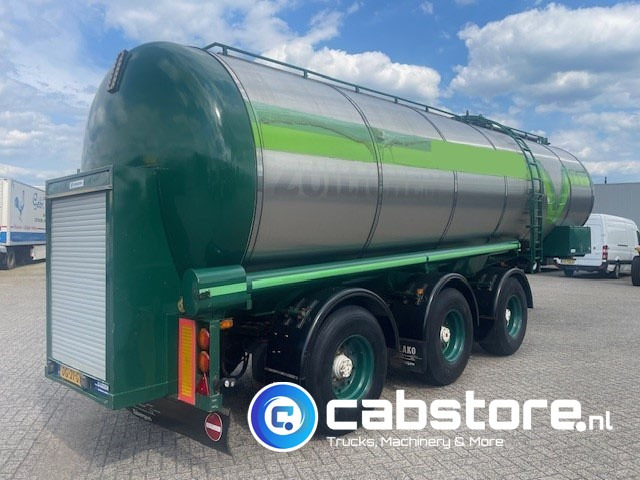 Lako T343 Tank-trailer LAKO T343 Tankoplegger RVS - Bouwjaar 2000 - SAF assen - Gestuurd - Laadvermogen 34.880 kg - Remolque cisterna: foto 5 Lako T343 Tank-trailer LAKO T343 Tankoplegger RVS - Bouwjaar 2000 - SAF assen - Gestuurd - Laadvermogen 34.880 kg - Remolque cisterna: foto 5
