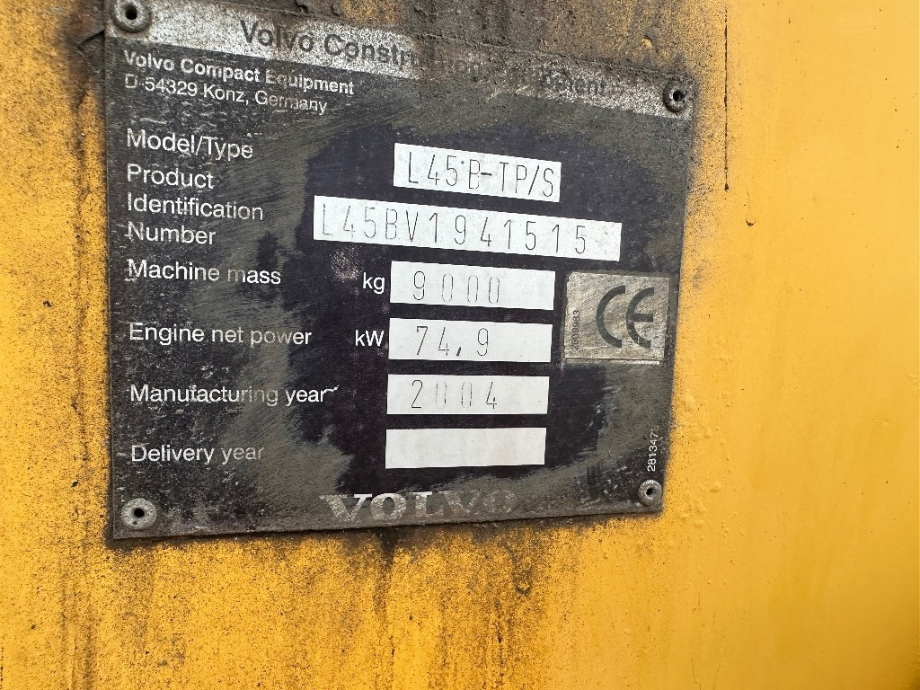 Cargadora de ruedas Volvo L45B 4X4 /245: foto 9