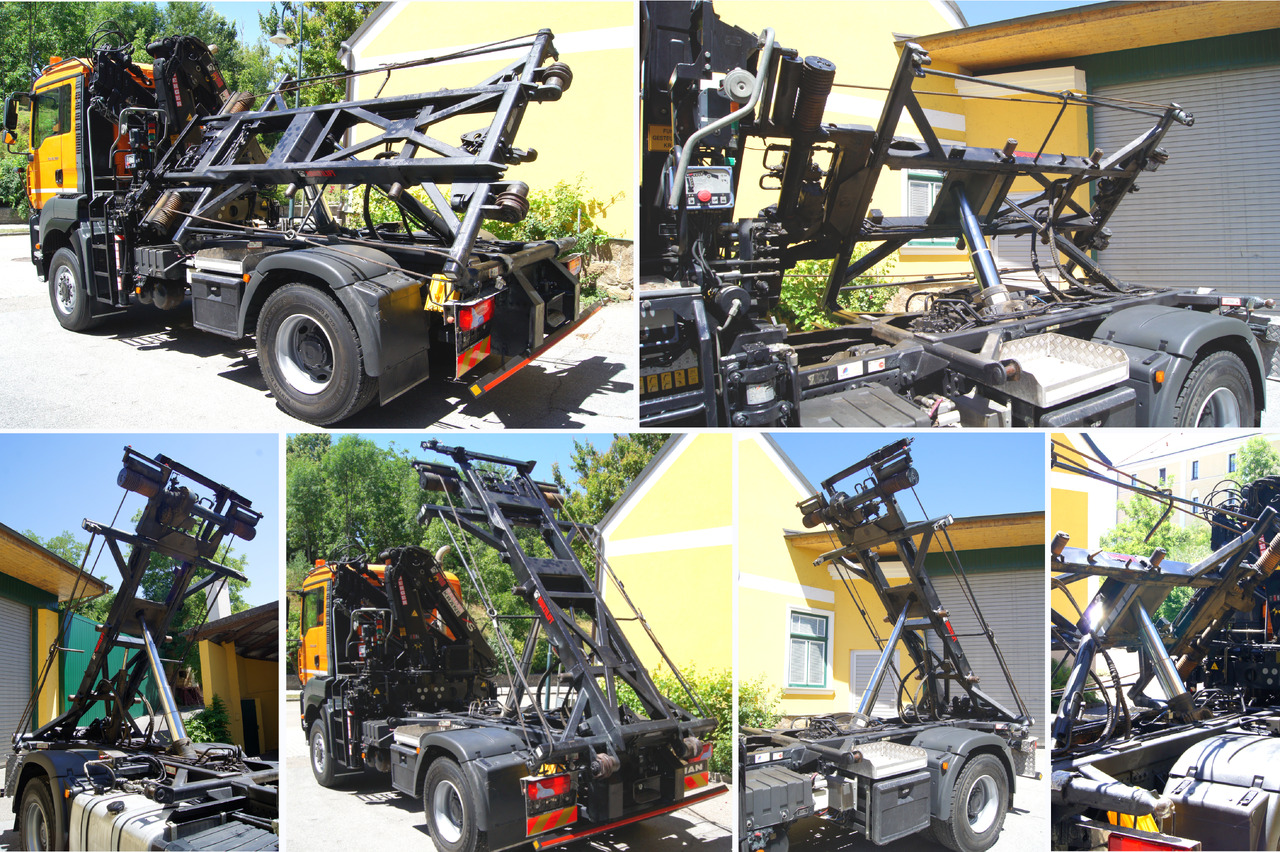 Camión volquete, Camión grúa MAN TGA 18.360 BL 4x4/Euro4/TÜV/HIAB 111/MULTILIFT/Winterdienst: foto 13