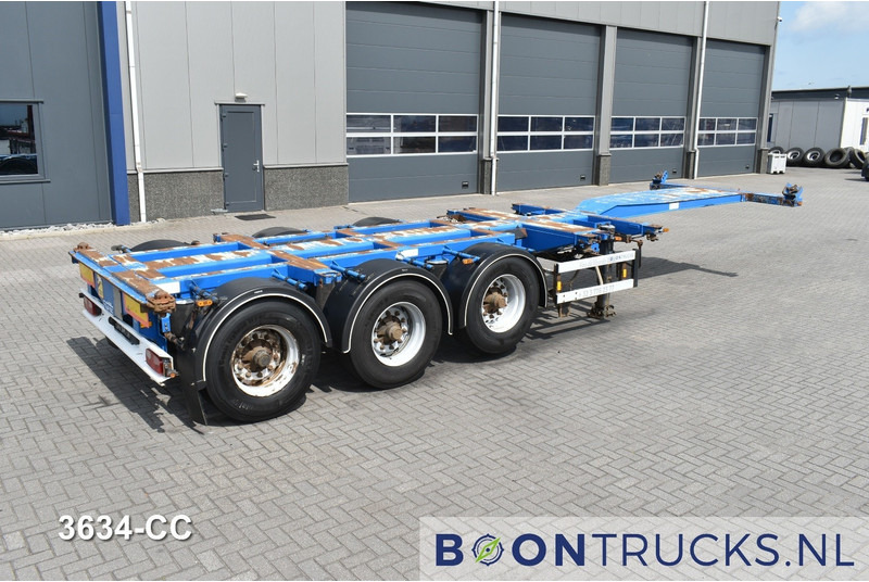 D-Tec FLEXITRAILER | 2x20-30-40-45ft HC * 2x EXTENDABLE * LIFT AXLE - Semirremolque portacontenedore/ Intercambiable: foto 1 D-Tec FLEXITRAILER | 2x20-30-40-45ft HC * 2x EXTENDABLE * LIFT AXLE - Semirremolque portacontenedore/ Intercambiable: foto 1