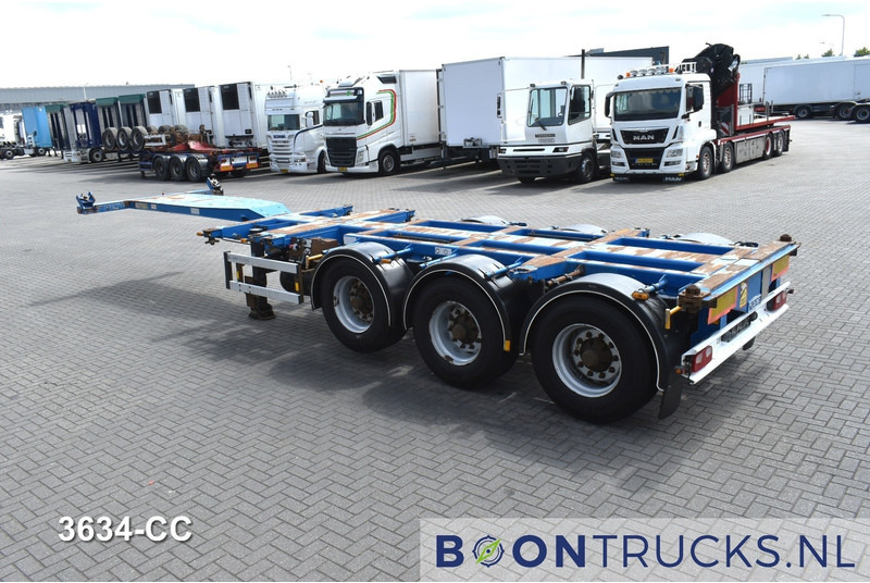 D-Tec FLEXITRAILER | 2x20-30-40-45ft HC * 2x EXTENDABLE * LIFT AXLE - Semirremolque portacontenedore/ Intercambiable: foto 3 D-Tec FLEXITRAILER | 2x20-30-40-45ft HC * 2x EXTENDABLE * LIFT AXLE - Semirremolque portacontenedore/ Intercambiable: foto 3