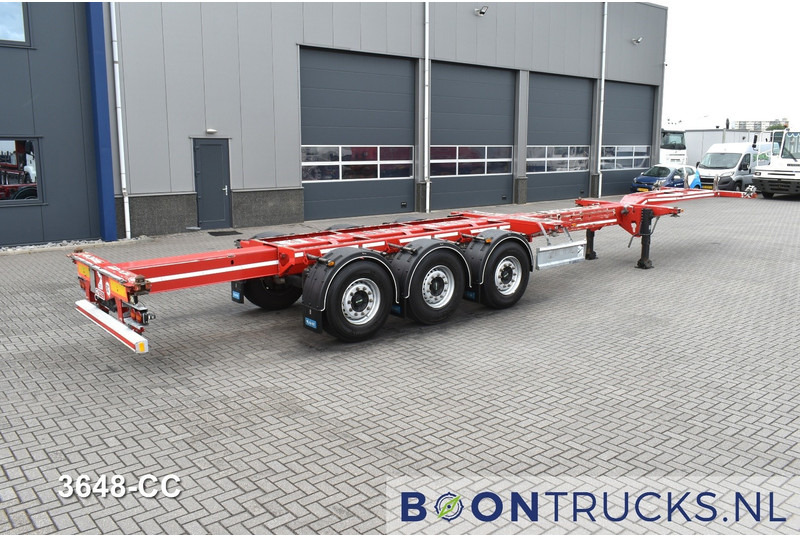 D-Tec FLEXITRAILER | 2x20-30-40-45ft HC * 2x LIFT AXLE * 2x EXTENDABLE * DISC BRAKES * MOT 05-2026 - Semirremolque portacontenedore/ Intercambiable: foto 2 D-Tec FLEXITRAILER | 2x20-30-40-45ft HC * 2x LIFT AXLE * 2x EXTENDABLE * DISC BRAKES * MOT 05-2026 - Semirremolque portacontenedore/ Intercambiable: foto 2