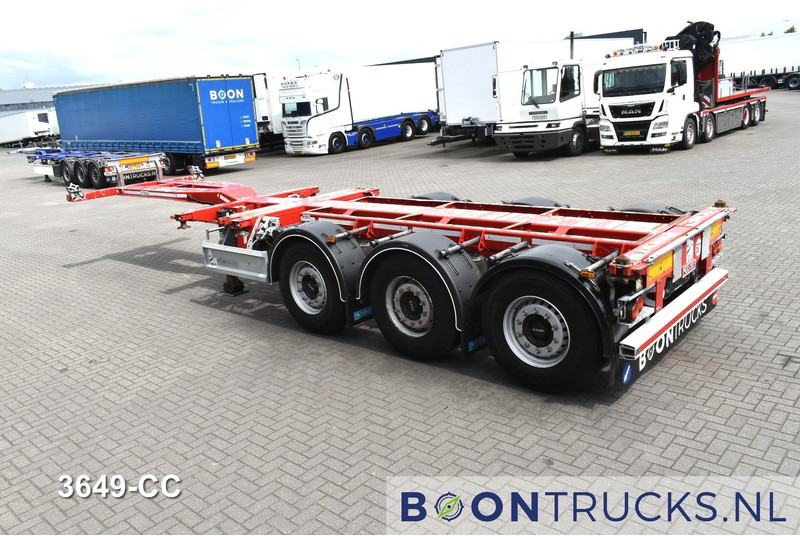 D-Tec FLEXITRAILER | 2x20-30-40-45ft HC * 2x LIFT AXLE * 2x EXTENDABLE * DISC BRAKES - Semirremolque portacontenedore/ Intercambiable: foto 3 D-Tec FLEXITRAILER | 2x20-30-40-45ft HC * 2x LIFT AXLE * 2x EXTENDABLE * DISC BRAKES - Semirremolque portacontenedore/ Intercambiable: foto 3