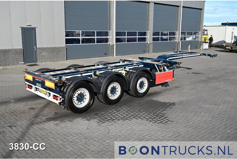 D-Tec FLEXITRAILER | 2x20-30-40-45ft HC * 2x LIFT AXLE * MB / DISC * NL TRAILER * APK 03-2026 - Semirremolque portacontenedore/ Intercambiable: foto 1 D-Tec FLEXITRAILER | 2x20-30-40-45ft HC * 2x LIFT AXLE * MB / DISC * NL TRAILER * APK 03-2026 - Semirremolque portacontenedore/ Intercambiable: foto 1