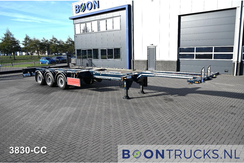 D-Tec FLEXITRAILER | 2x20-30-40-45ft HC * 2x LIFT AXLE * MB / DISC * NL TRAILER * APK 03-2026 - Semirremolque portacontenedore/ Intercambiable: foto 4 D-Tec FLEXITRAILER | 2x20-30-40-45ft HC * 2x LIFT AXLE * MB / DISC * NL TRAILER * APK 03-2026 - Semirremolque portacontenedore/ Intercambiable: foto 4