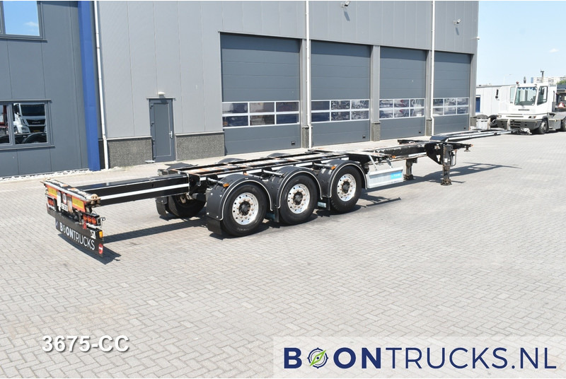 D-Tec FLEXITRAILER | 2x20-30-40-45ft HC * BPW / DISC * ALCOA * 3x EXTENDABLE - Semirremolque portacontenedore/ Intercambiable: foto 2 D-Tec FLEXITRAILER | 2x20-30-40-45ft HC * BPW / DISC * ALCOA * 3x EXTENDABLE - Semirremolque portacontenedore/ Intercambiable: foto 2
