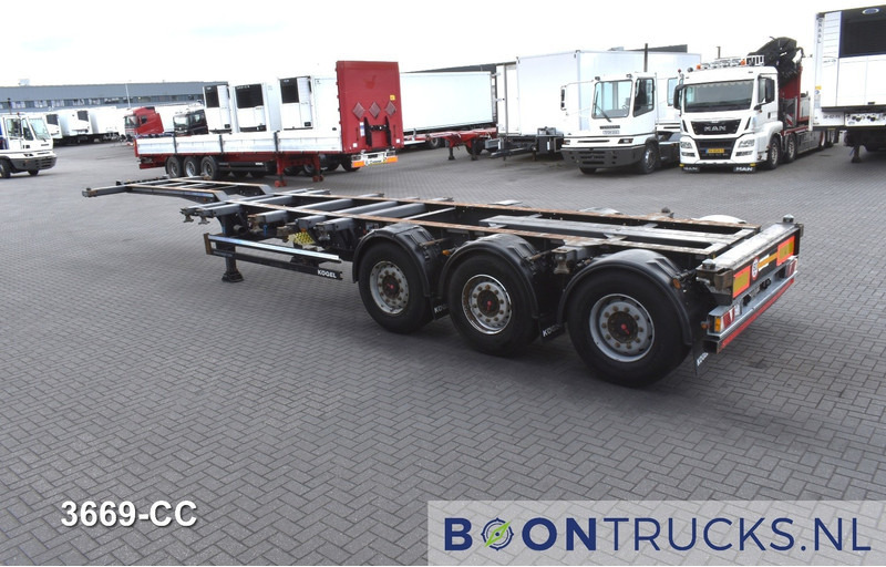 Kögel PORT 40 SIMPLEX 20 2x20-30-40ft HC * LIFT AXLE * SAF / DISC * EXTENDABLE REAR - Semirremolque portacontenedore/ Intercambiable: foto 3 Kögel PORT 40 SIMPLEX 20 2x20-30-40ft HC * LIFT AXLE * SAF / DISC * EXTENDABLE REAR - Semirremolque portacontenedore/ Intercambiable: foto 3