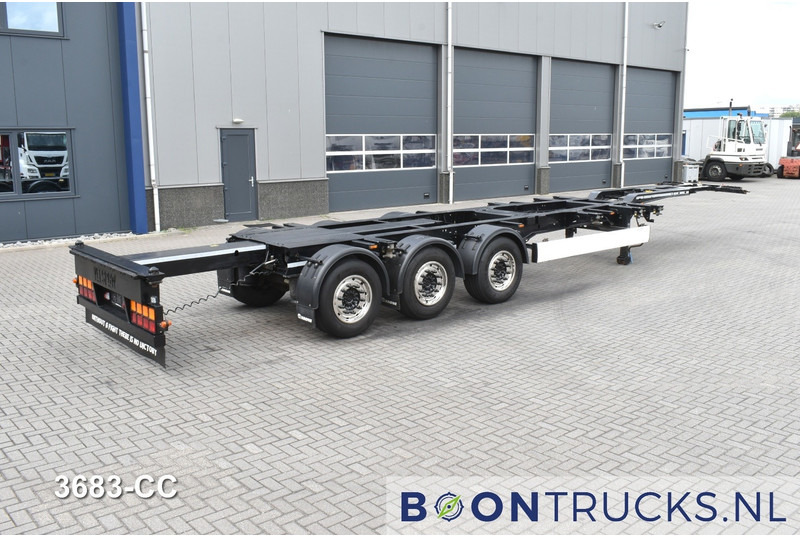 Krone SD BOX LINER | 20-40-45ft HC * LIFT AXLE * DISC BRAKES * 2x EXTENDABLE - Semirremolque portacontenedore/ Intercambiable: foto 2 Krone SD BOX LINER | 20-40-45ft HC * LIFT AXLE * DISC BRAKES * 2x EXTENDABLE - Semirremolque portacontenedore/ Intercambiable: foto 2