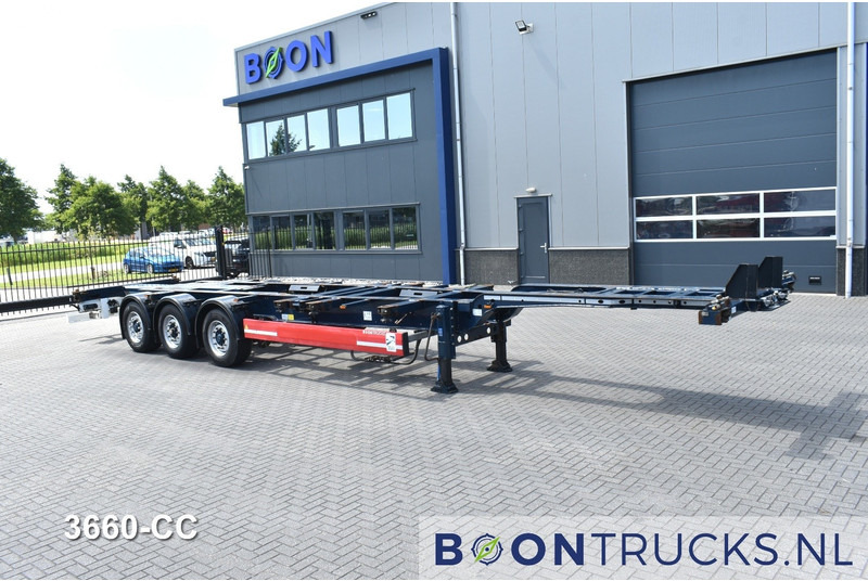Krone SD BOX LINER | 2x20-30-40-45ft HC * LIFT AXLE * BPW/DISC * EXTENDABLE REAR * 10x AVAILABLE - Semirremolque portacontenedore/ Intercambiable: foto 4 Krone SD BOX LINER | 2x20-30-40-45ft HC * LIFT AXLE * BPW/DISC * EXTENDABLE REAR * 10x AVAILABLE - Semirremolque portacontenedore/ Intercambiable: foto 4