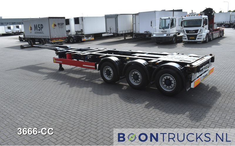 Krone SD BOX LINER | 2x20-30-40-45ft HC * LIFT AXLE * BPW/DISC * EXTENDABLE REAR * 10x AVAILABLE - Semirremolque portacontenedore/ Intercambiable: foto 3 Krone SD BOX LINER | 2x20-30-40-45ft HC * LIFT AXLE * BPW/DISC * EXTENDABLE REAR * 10x AVAILABLE - Semirremolque portacontenedore/ Intercambiable: foto 3