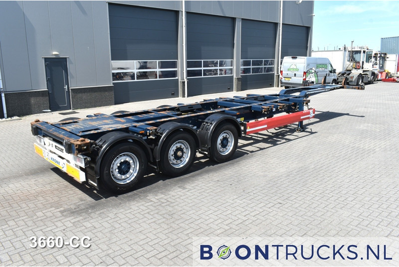 Krone SD BOX LINER | 2x20-40-45ft HC * LIFT AXLE * BPW/DISC * EXTENDABLE REAR * 10x AVAILABLE - Semirremolque portacontenedore/ Intercambiable: foto 1 Krone SD BOX LINER | 2x20-40-45ft HC * LIFT AXLE * BPW/DISC * EXTENDABLE REAR * 10x AVAILABLE - Semirremolque portacontenedore/ Intercambiable: foto 1